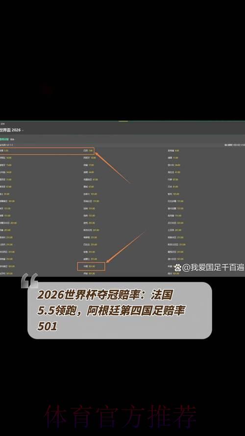 2026世界杯夺冠赔率：权威预测机构对最新数据的深度解读